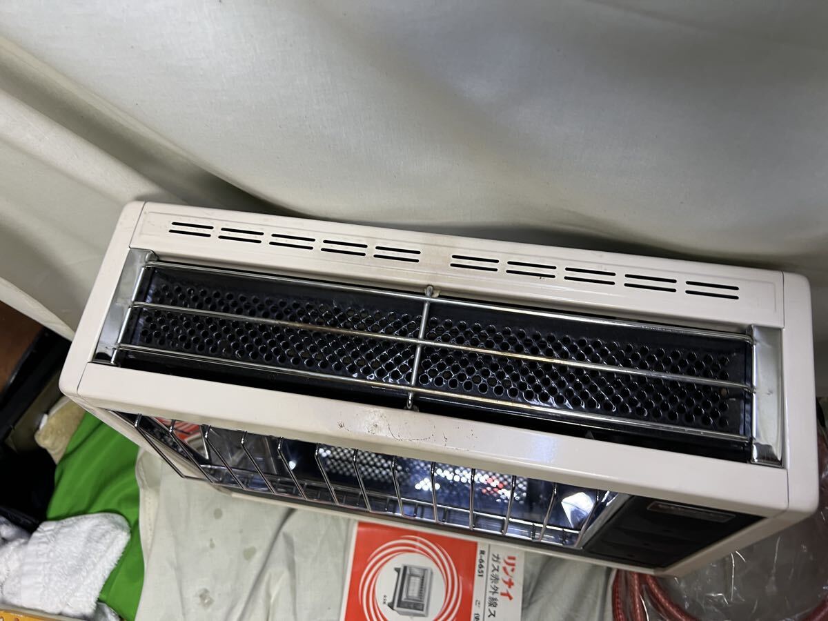 昭和レトロ リンナイ Rinnai 都市ガス 暖房器具 赤外線ストーブ 都市