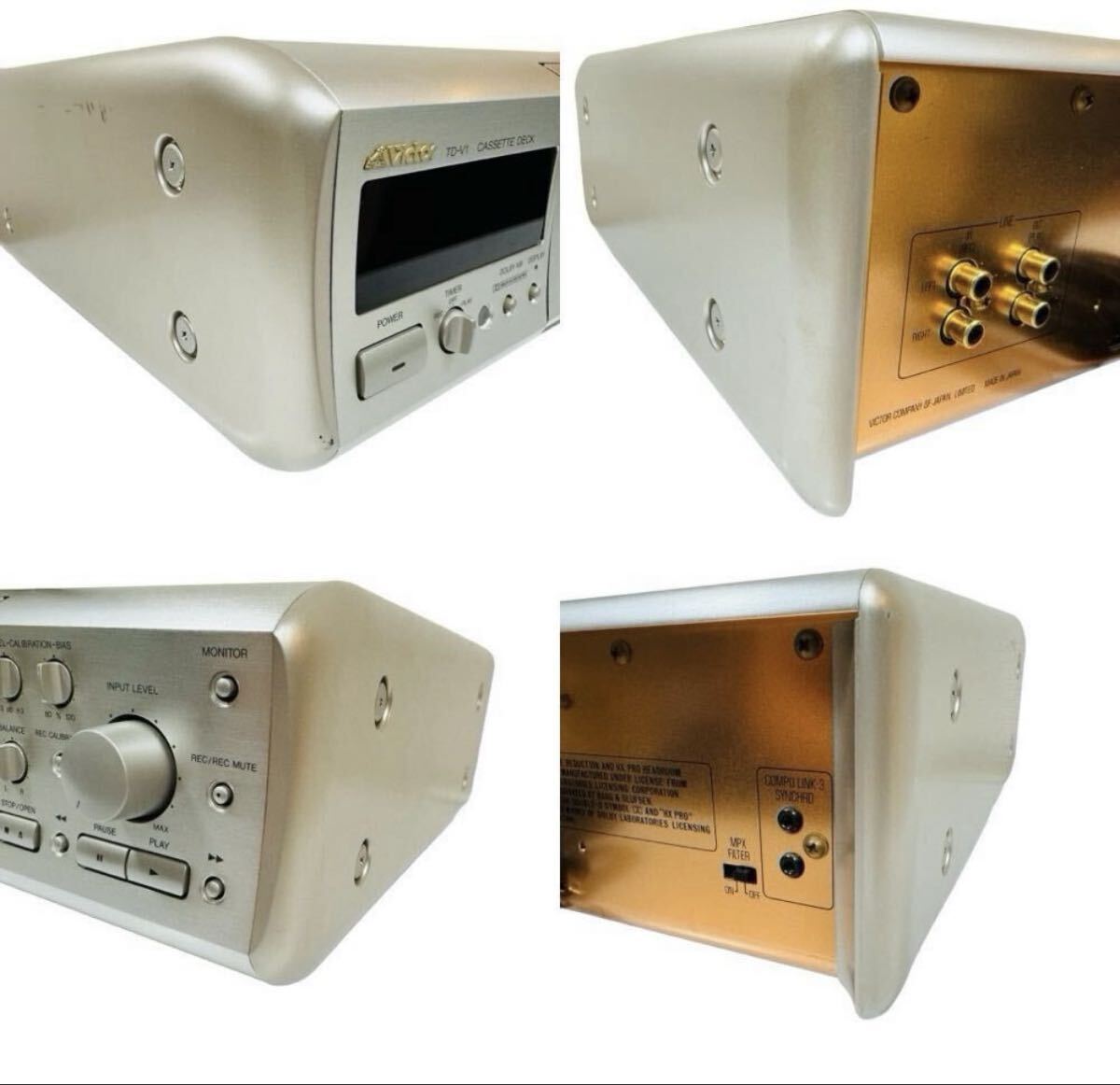 VICTOR カセットデッキ TD-V1 (ビクター cassette deck オーディオ機器