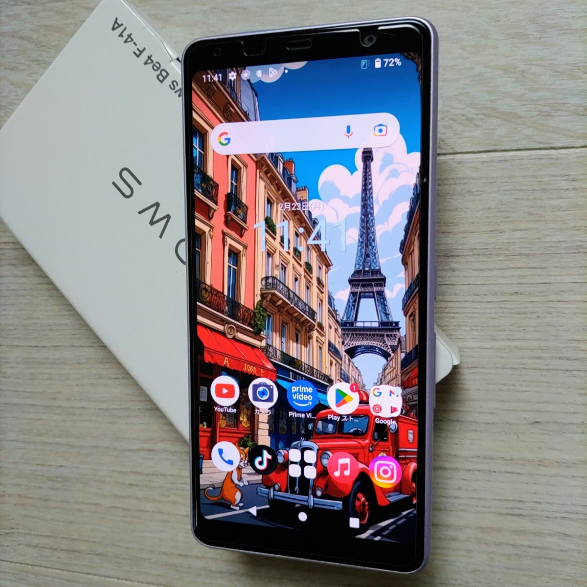 arrows Be4 F-41A」 パープル Android12 年配の方にも人気のスマホ