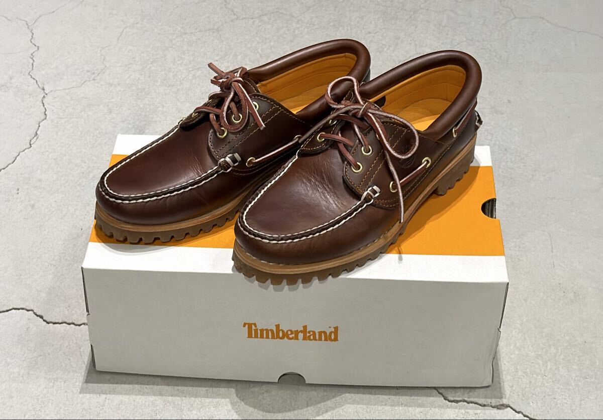 Timberland ティンバーランド 3eye クラシックラグ ブラウン 26cm