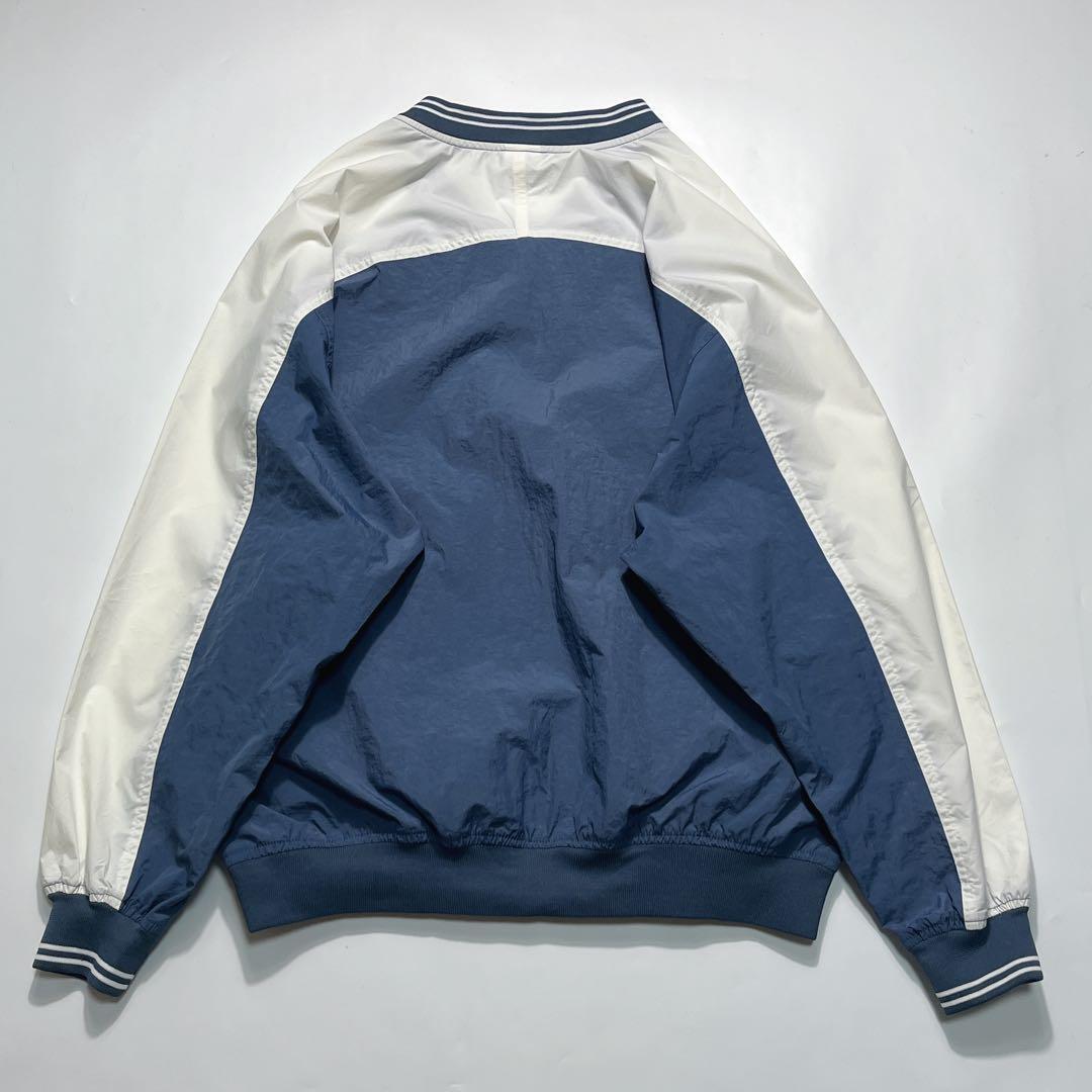 90's NIKE ナイキ 白タグ ナイロンプルオーバー ピステ XL ブルー