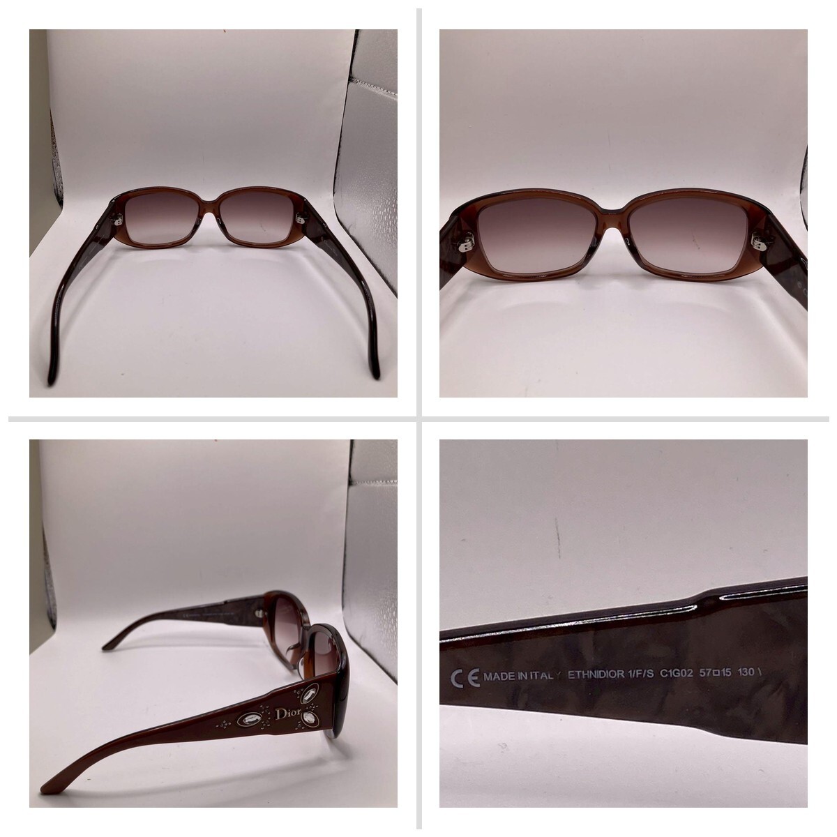 美品 Dior ディオール サングラス ラインストーン ビジュー y2k 箱