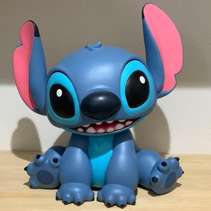 レア ディズニー スティッチ アートビッグフィギュア 50cm｜Yahoo