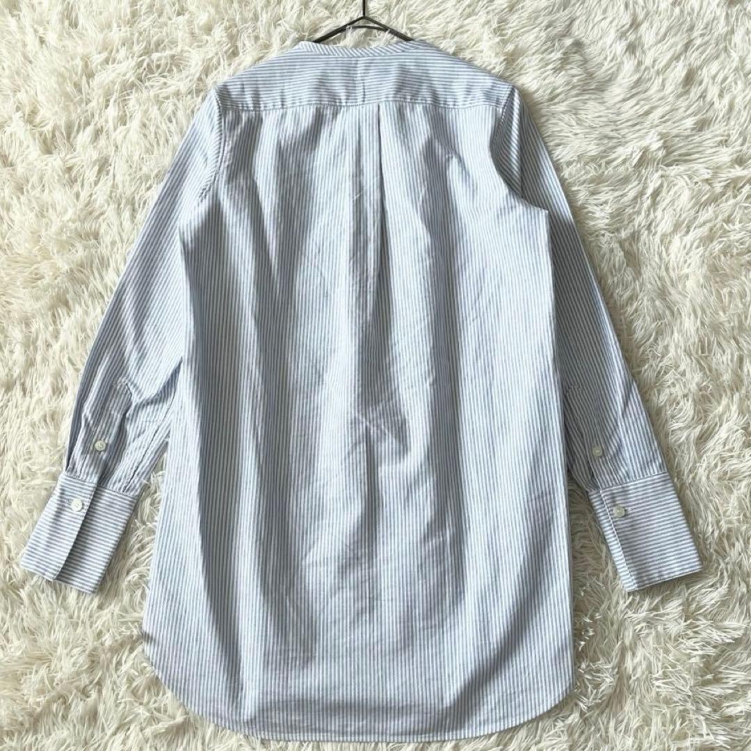 2024 美品】MADISONBLUE マディソンブルー ノーカラーストライプロング