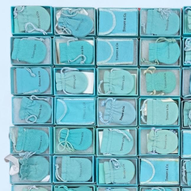 ③Tiffany & Co ティファニー 空箱・保存袋 50個 まとめ売り 純正 正規