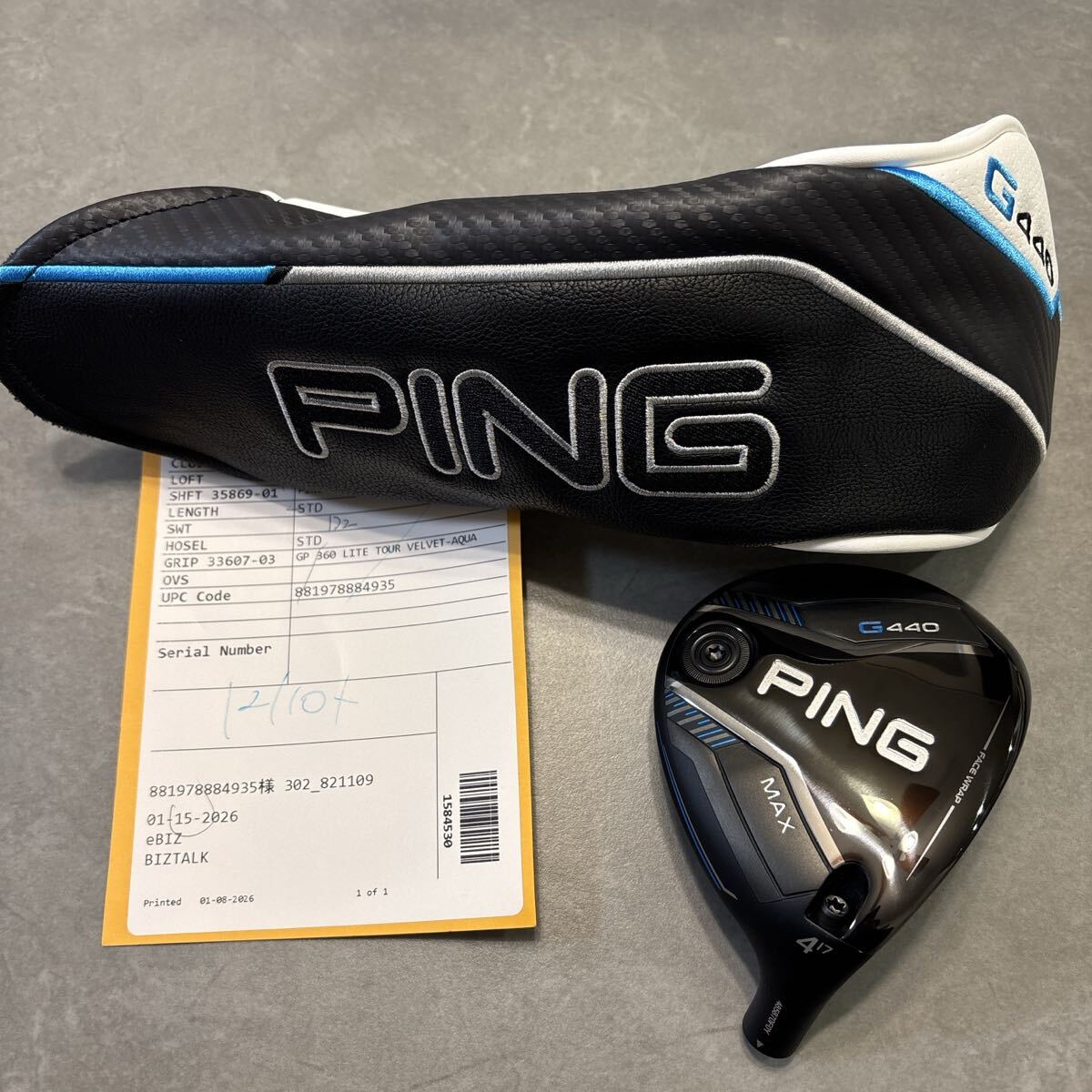 超美品】PING ピン G440 MAX 4w 17° FW ヘッド単品 フェアウェイウッド