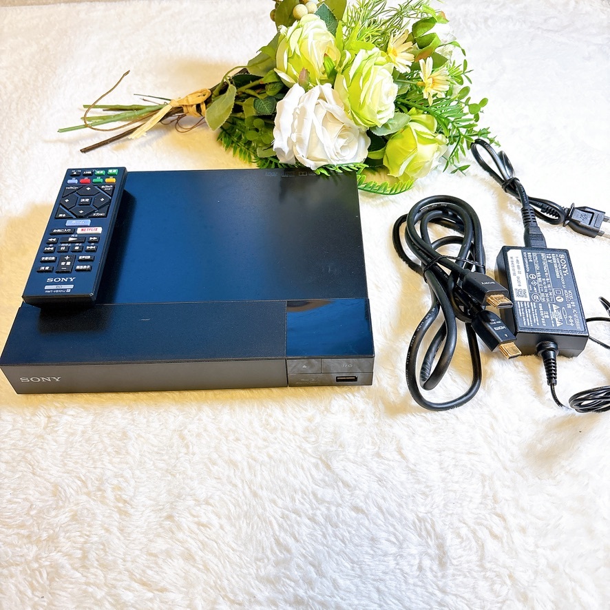 動作確認清掃済み sony ブルーレイプレーヤー BDP-S1500 リモコン付き