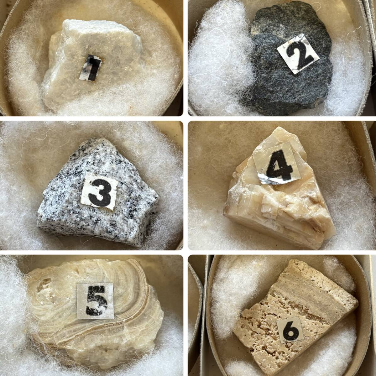 昭和50年代 阿武隈山地あぶくま洞の岩石標本 高橋紀信 盛文堂 鍾乳石