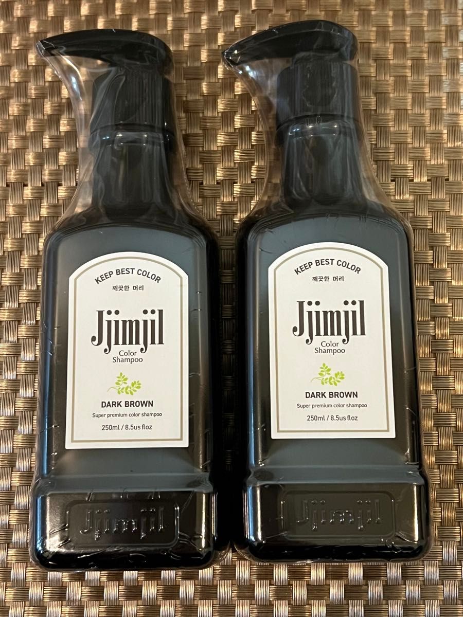 最安値 ジムジル カラーシャンプー ダークブラウン Jjimjil ジムジル