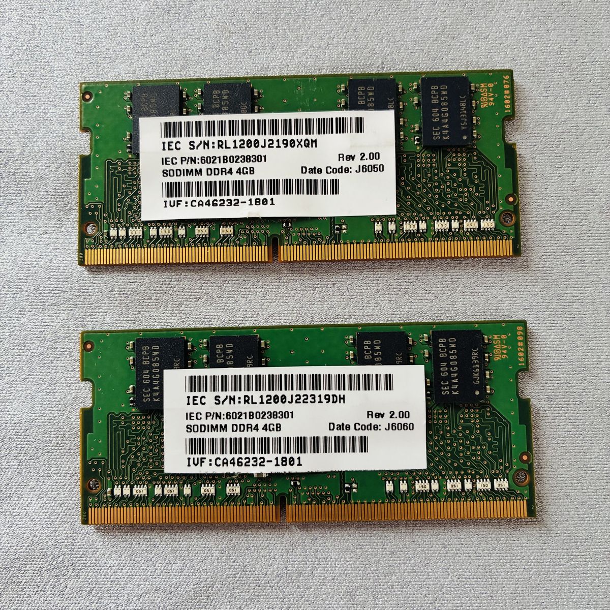ノートPC用メモリ】 SAMSUNG 8GB (4GB×2枚) DDR4 PC4-2133P ⑩｜Yahoo