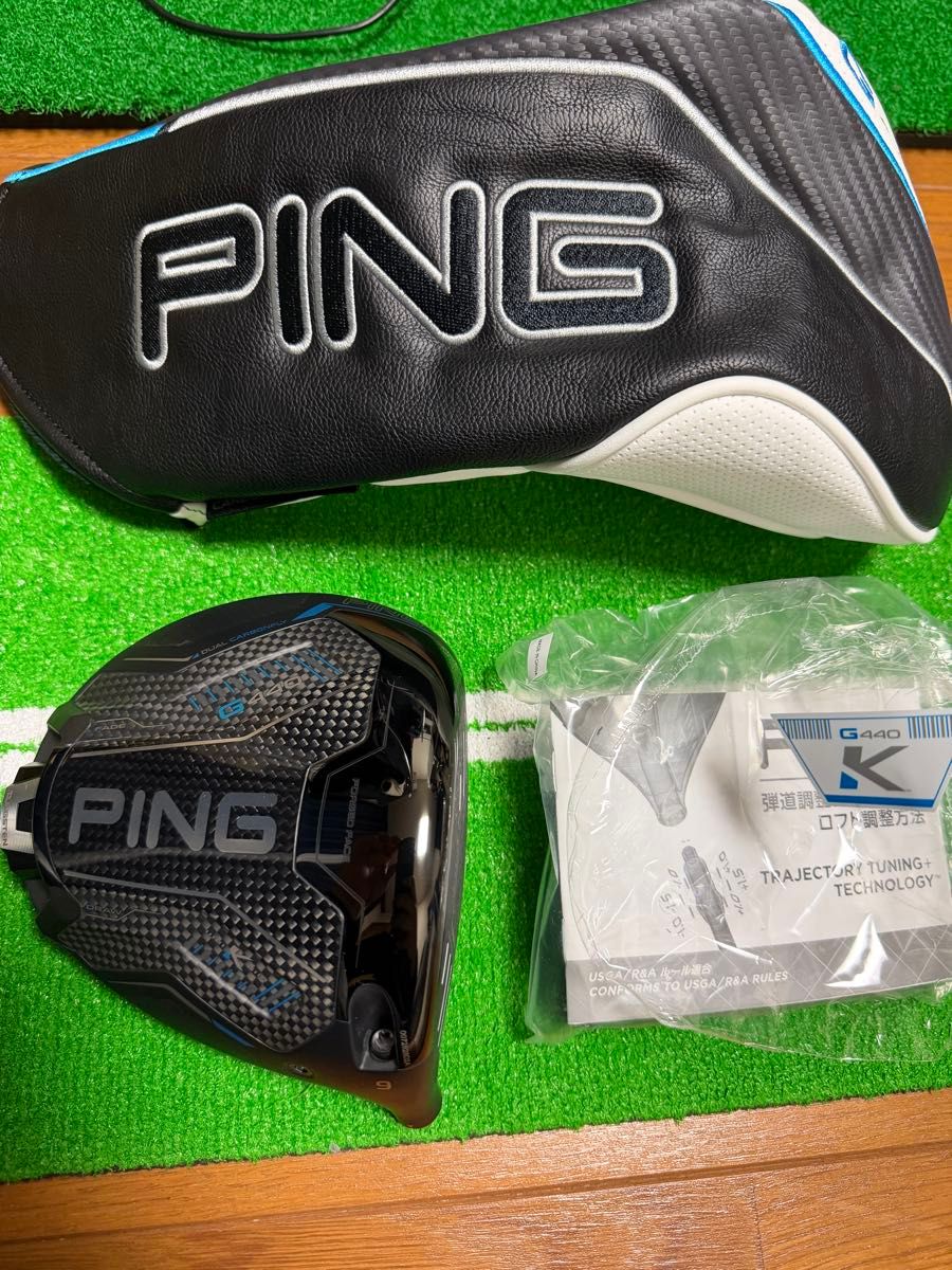 試打のみ】最新 PING ピン G440K 9度 ドライバーヘッドのみ ピン PING