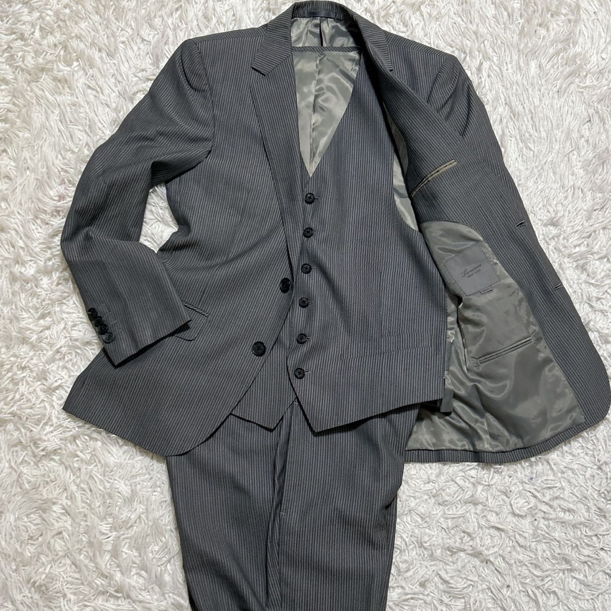 2023】TENORAS ビジネススーツ セットアップ グレー 3ピース