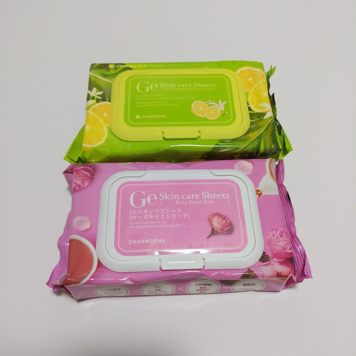 チャームゾーン Geスキンケアシート 120枚セット シトラス ローズ
