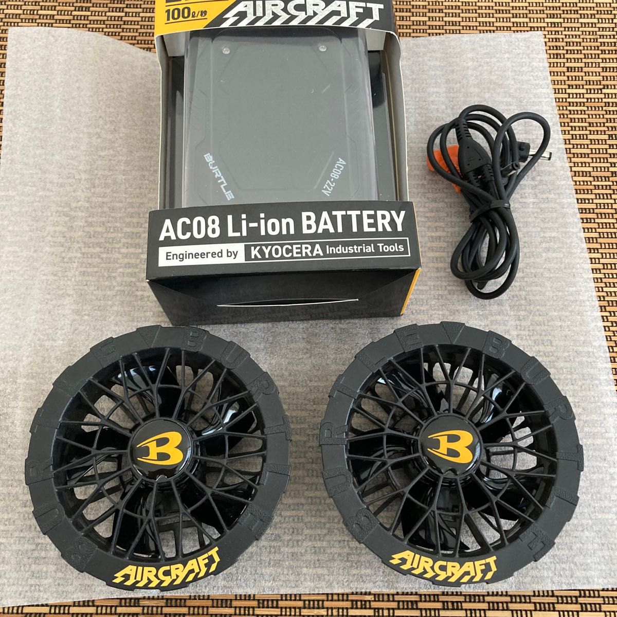 新品未使用】BURTLE バートル 空調服 ファン バッテリー セット 22V
