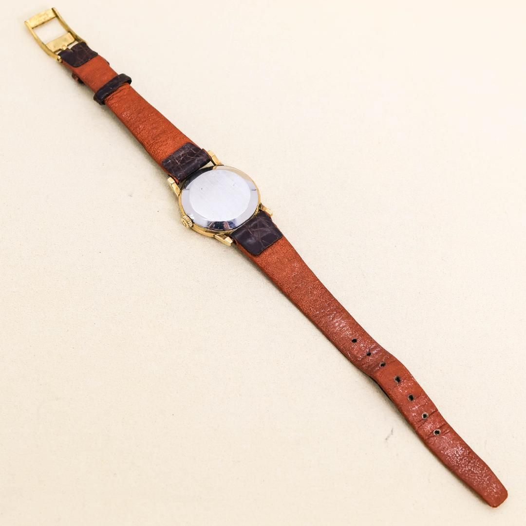 ジャンク品 OMEGA 腕時計 手巻き 機械式 アンティーク レザー 3082