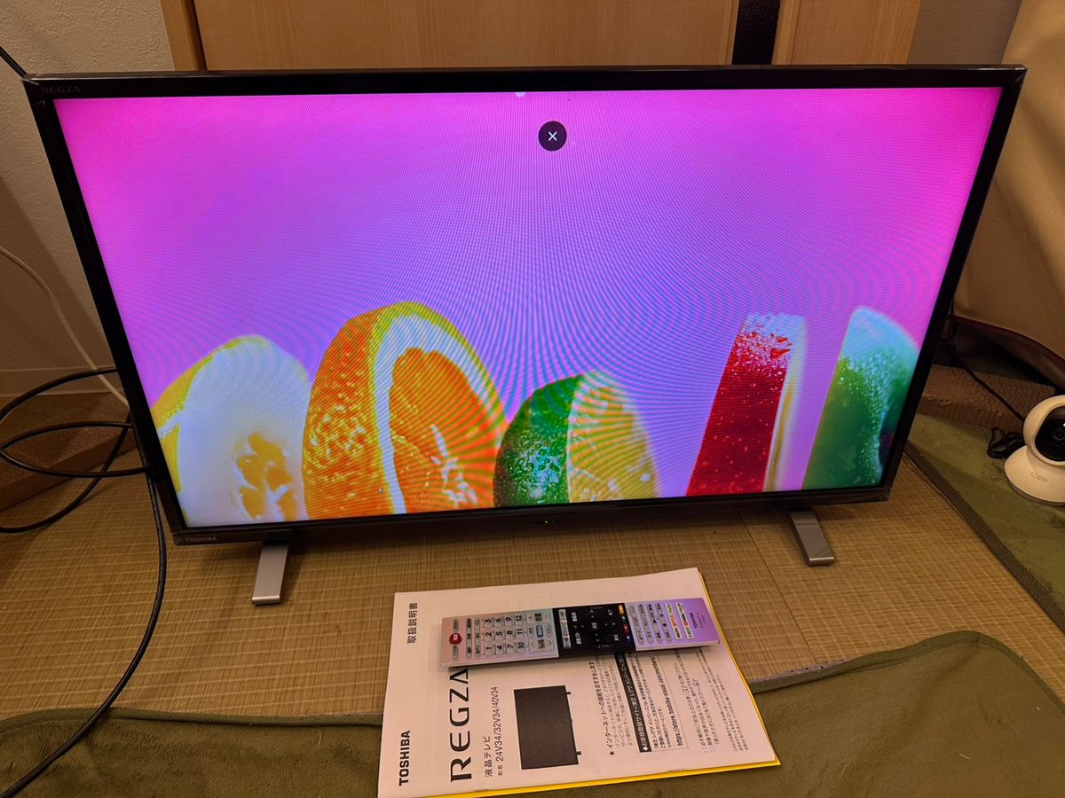 アプリ内蔵極美品 TOSHIBA 東芝 テレビ 32V34 2023年製 32型 REGZA