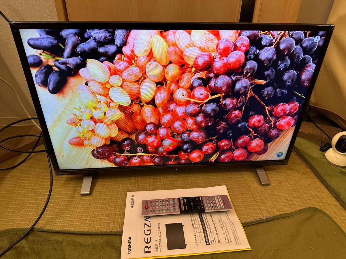 アプリ内蔵極美品 TOSHIBA 東芝 テレビ 32V34 2023年製 32型 REGZA