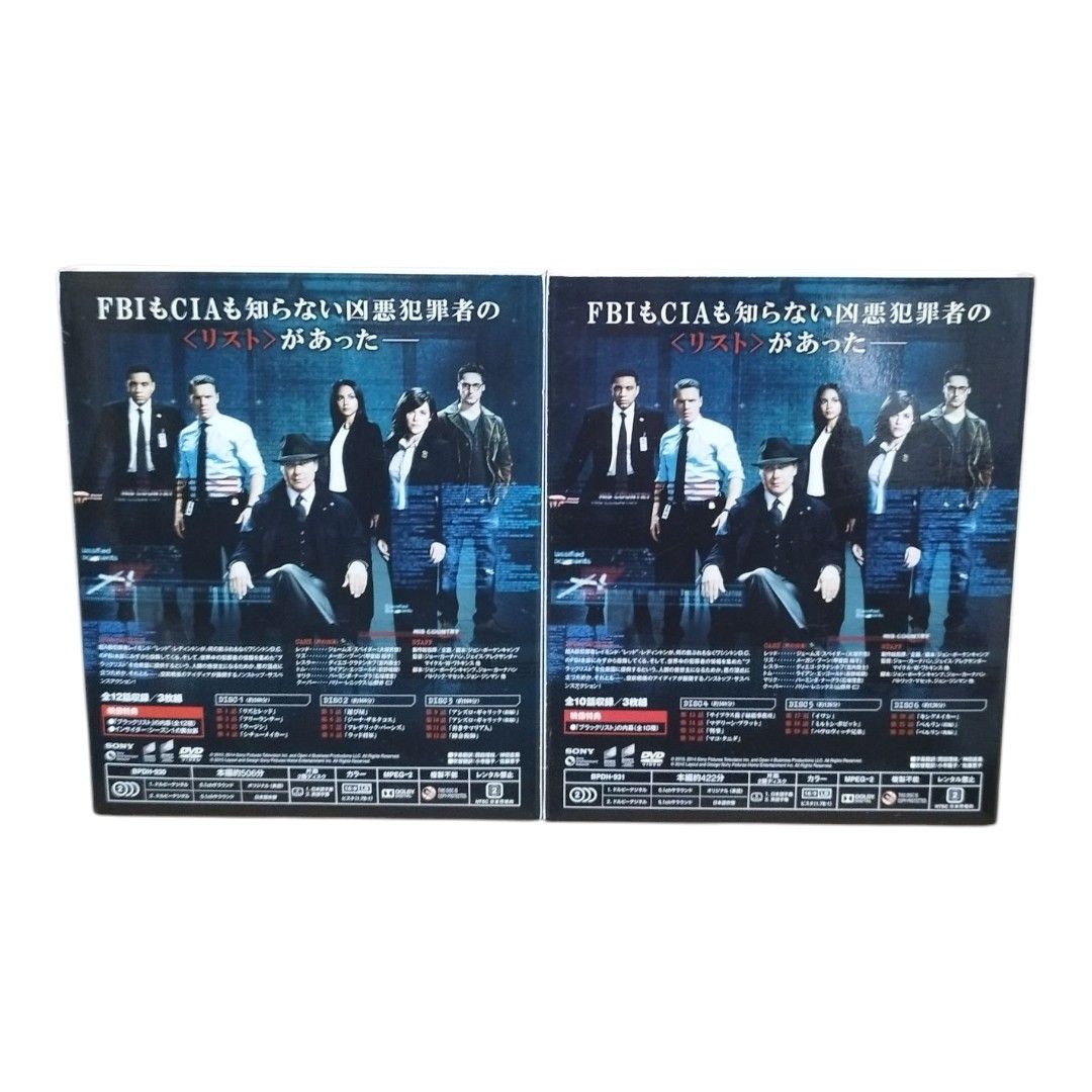 DVD ブラックリスト シーズン1 BOX Vol 1 Vol 2 セット｜Yahoo!フリマ