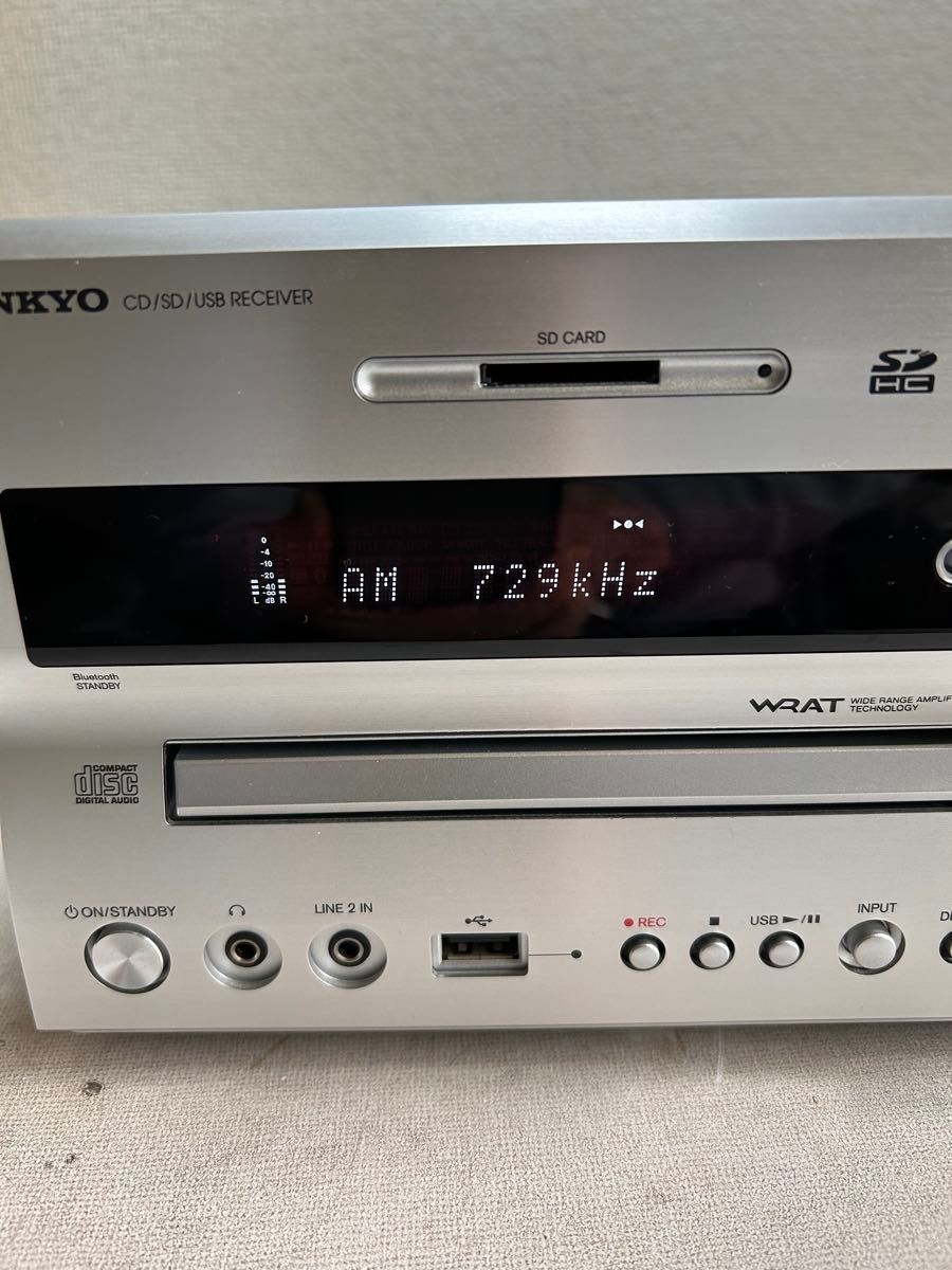 V16 整備美品 ONKYO NFR-7TX ハイレゾ 対応 CD/SD/USB/Bluetooth