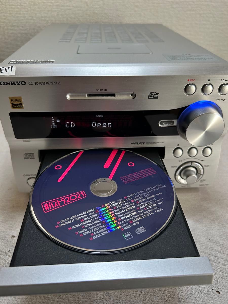 E17 整備品 ONKYO NFR-7TX ハイレゾ 対応CD/SD/USB/Bluetooth