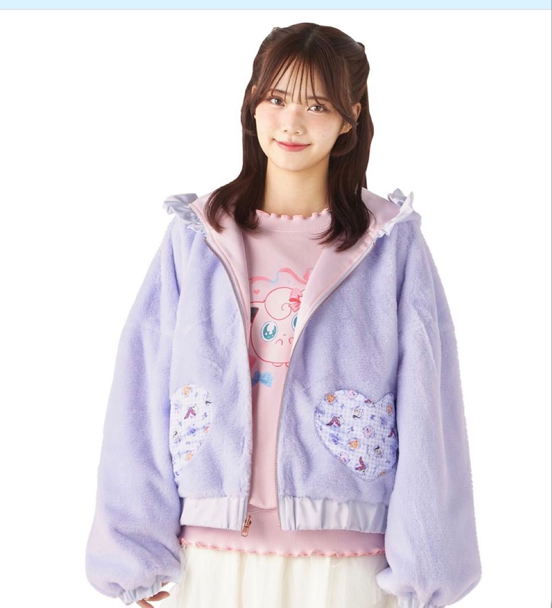 ポケモンセンター限定リバーシブルブルゾン Don't Attack Meピンク