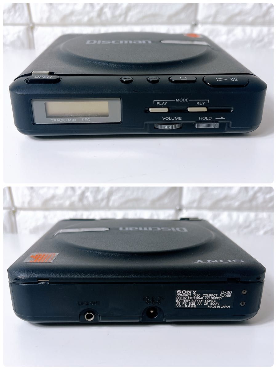 SONY ソニー Discman ディスクマン D-20 CDプレーヤー 希少｜Yahoo