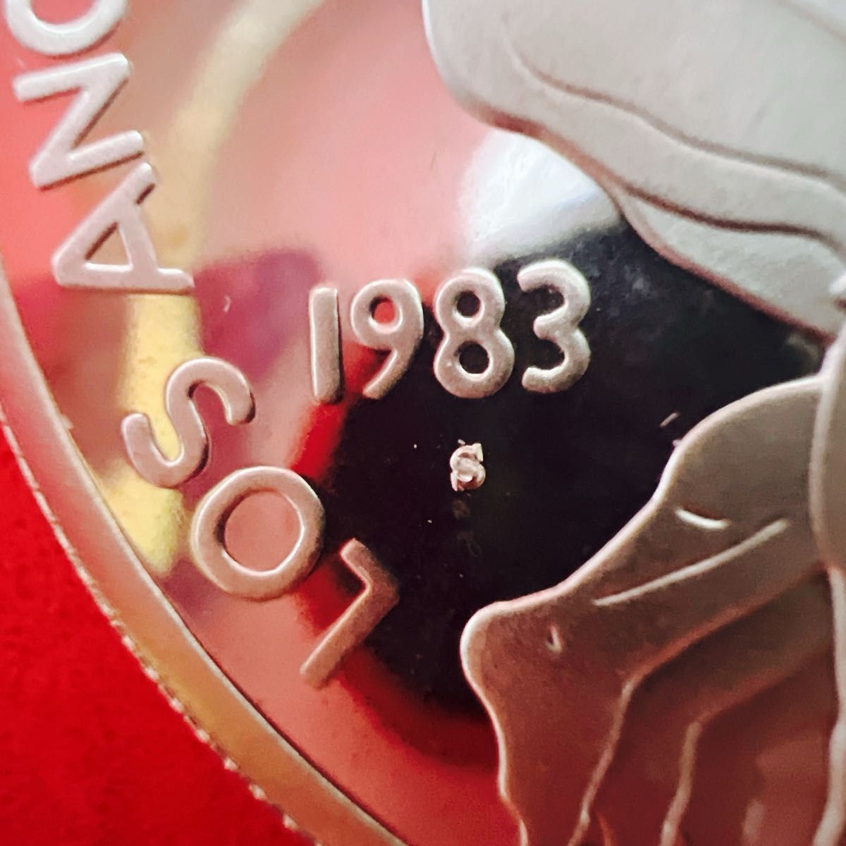 銀貨/プルーフ】1983年 ロサンゼルスオリンピック記念 プルーフ銀貨