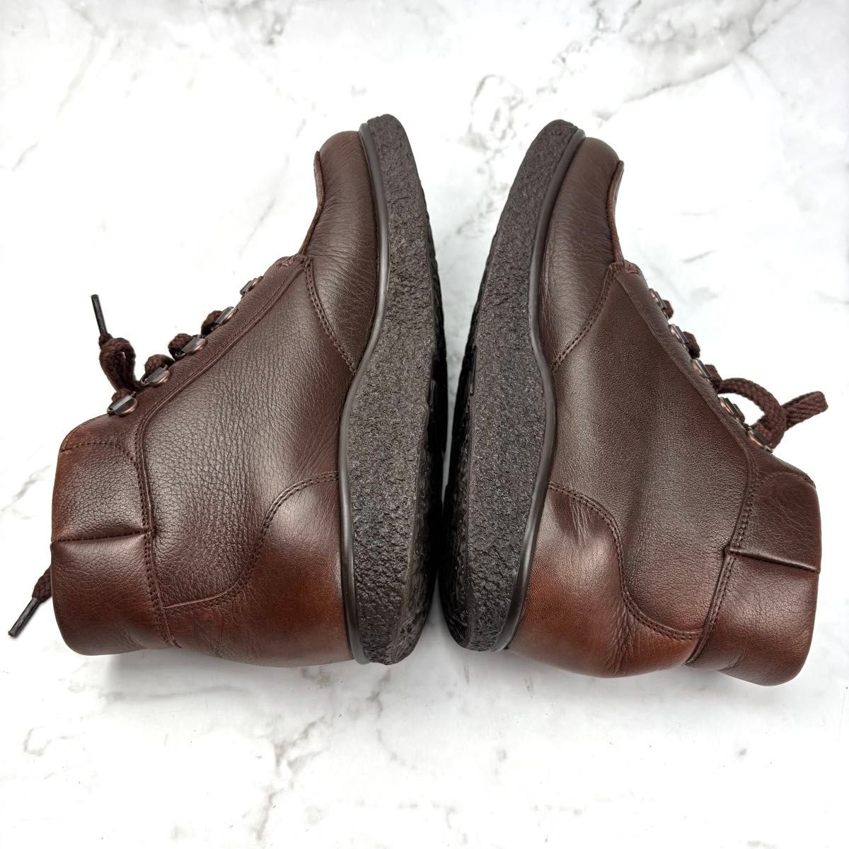超美品】jacoform ブラウン レザー ブーツ 外反母趾 22 5 本革 ドイツ