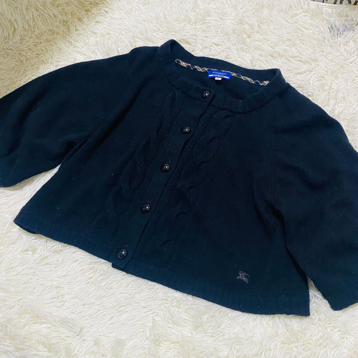 BURBERRY BLUE LABEL アンゴラ混 ニット カーディガン 38｜Yahoo
