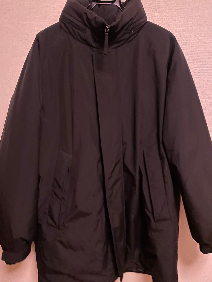 UNIQLOユニクロ 防風パデッドコート ブラック Lサイズ｜Yahoo!フリマ