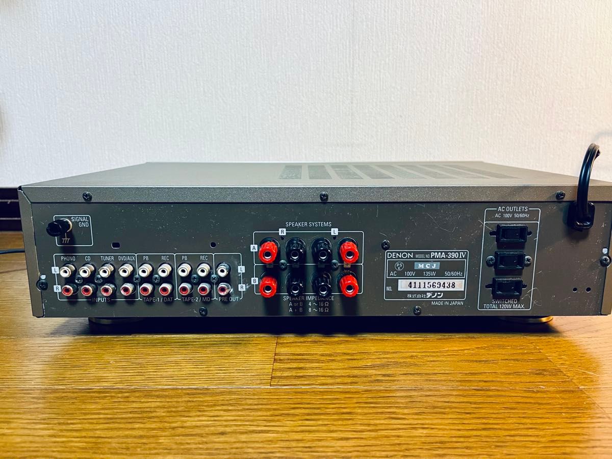 本日まで DENON プリメインアンプ PMA-390IV【動作確認済み】｜Yahoo