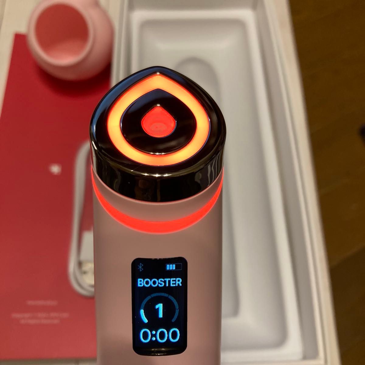 メディキューブ AGE-R ブースタープロ 美顔器 ピンク クマヘッド