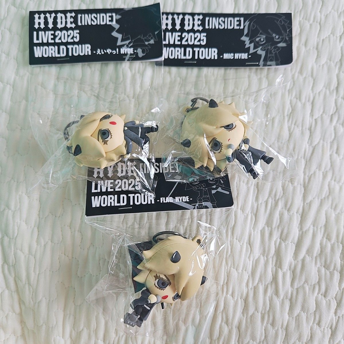HYDE [INSIDE] LIVE 2025 WORLD TOUR HYDE'S KEYCHAIN セット｜Yahoo