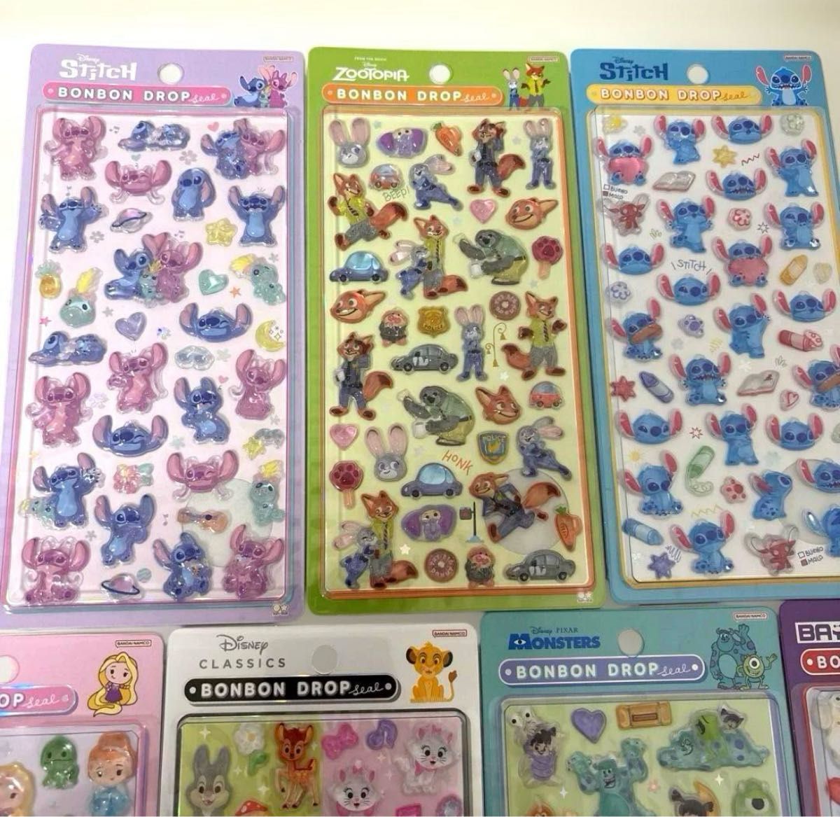 正規品 ボンボンドロップシール ディズニー クラシック プリンセス