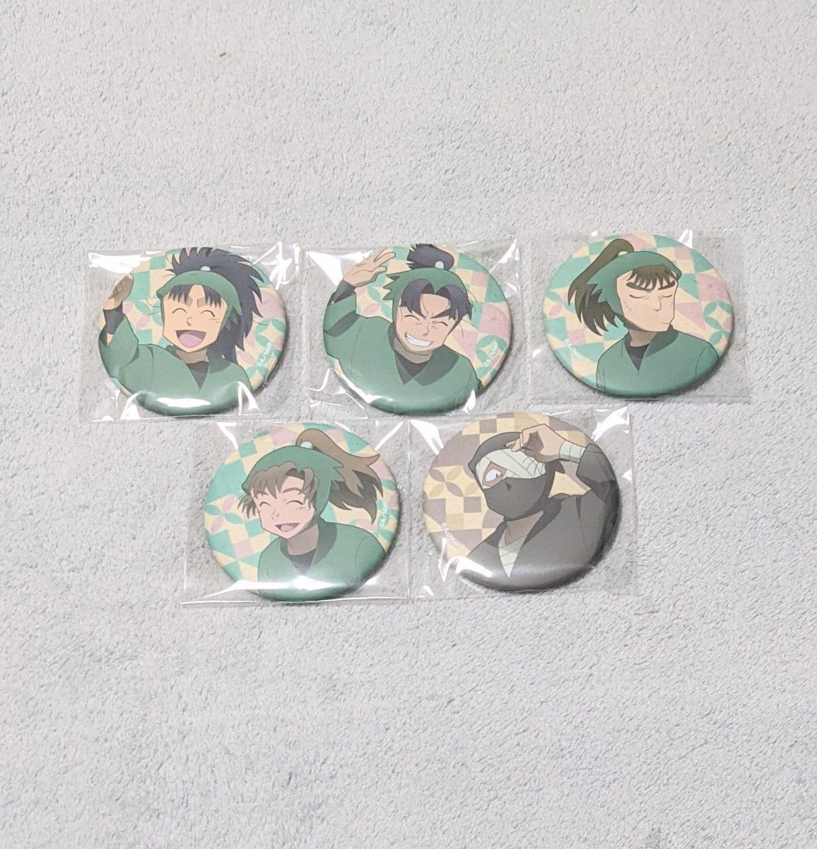 忍たま乱太郎 ただいま 忍術学園の段 缶バッジ 七松小平太 潮江文次郎