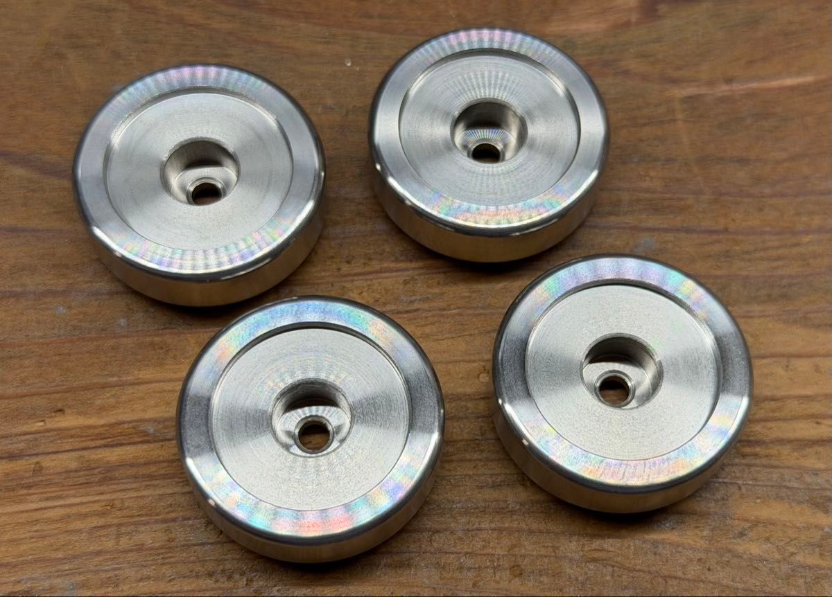 35x12 ステンレス削り出しインシュレーター 直径35mm 厚さ12mm abee