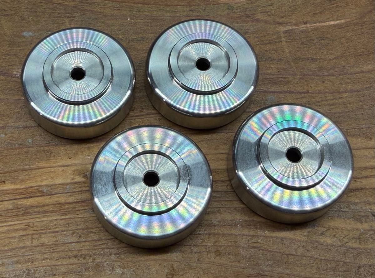 35x12 ステンレス削り出しインシュレーター 直径35mm 厚さ12mm abee