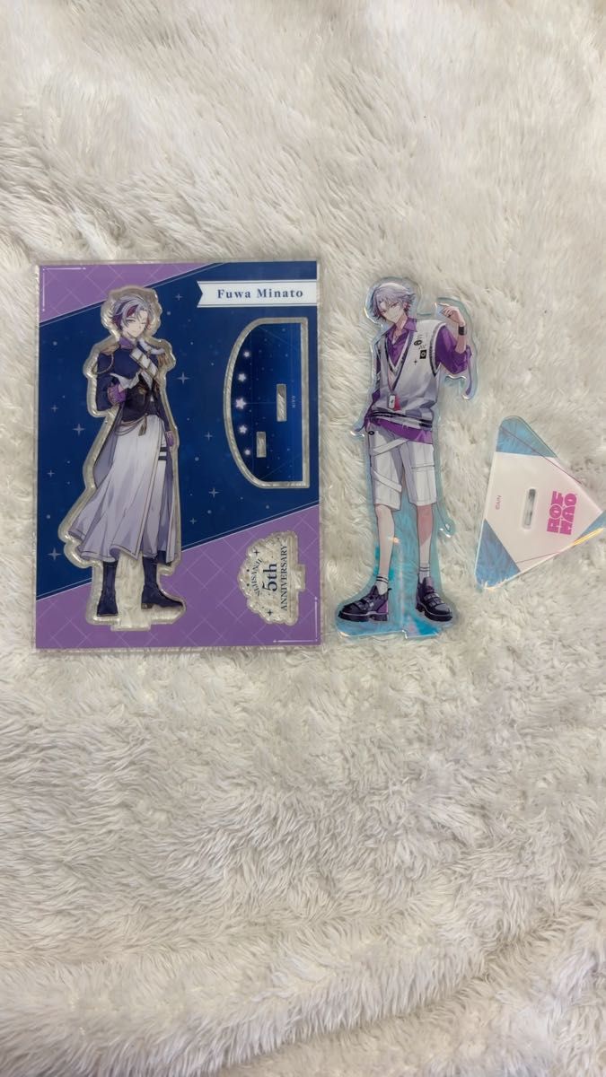 不破湊 にじさんじ 7大タワーコラボ アクリルスタンド 缶バッジ