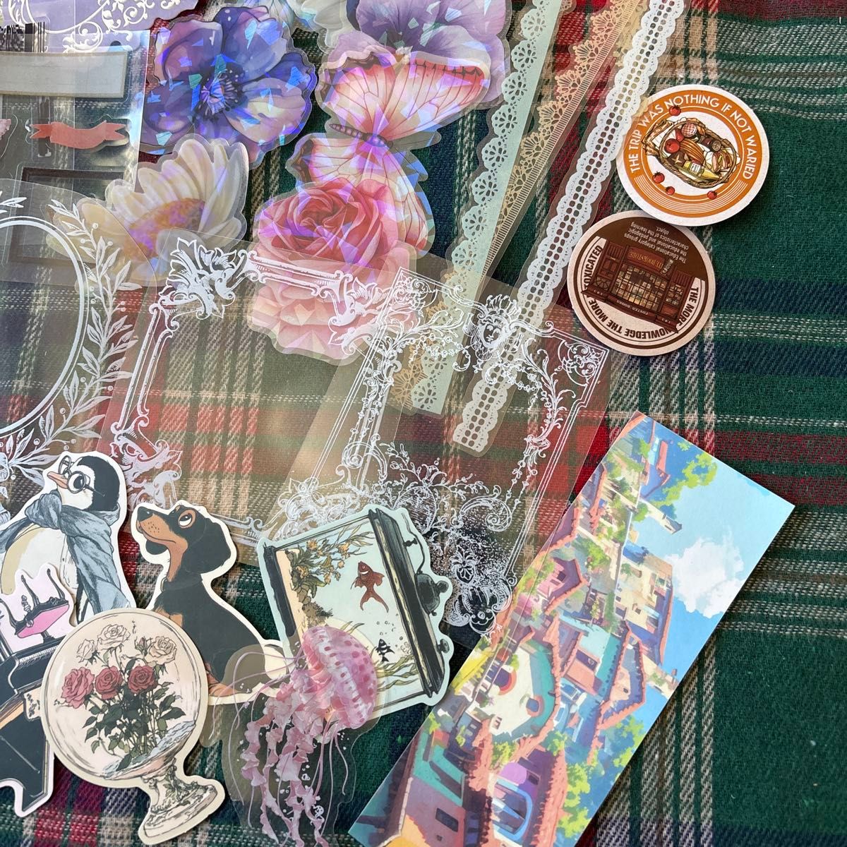 コラージュ 色々つめつめ セット まとめ 素材 日記 紙もの おすそ分け