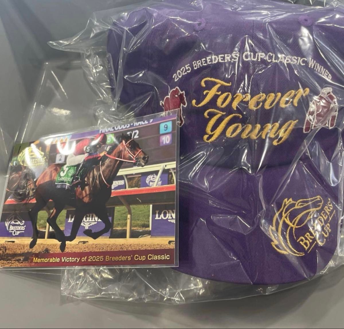 フォーエバーヤング オリジナルキャップ welcomeチャンス jra 競馬