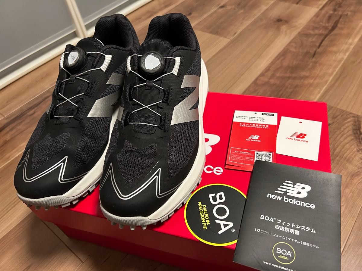 ニューバランス ゴルフ フューエルセル1001v5 SLボア ブラック 26