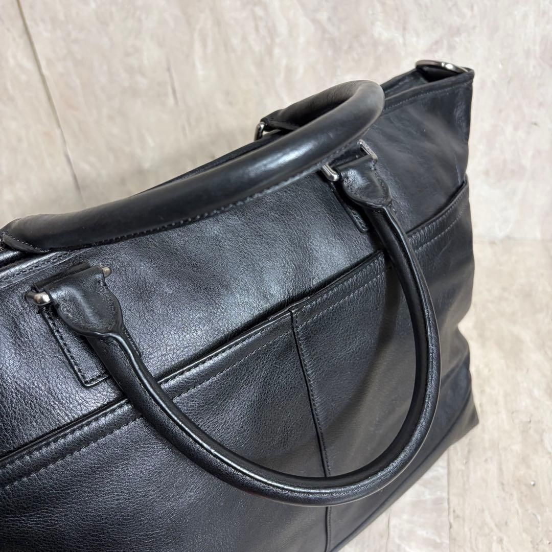 極美品 コーチ ビジネスバッグ カムデン 2way 大容量 オールレザー A4