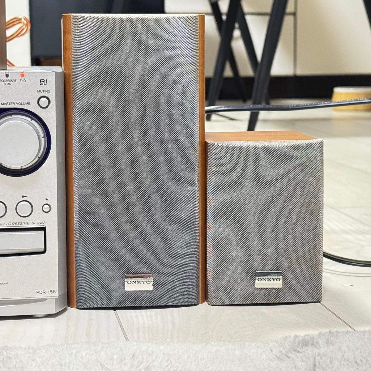 ONKYO 5 1ch ホームシアターセット PDR-155 SWA-155X D-M3×5 リモコン