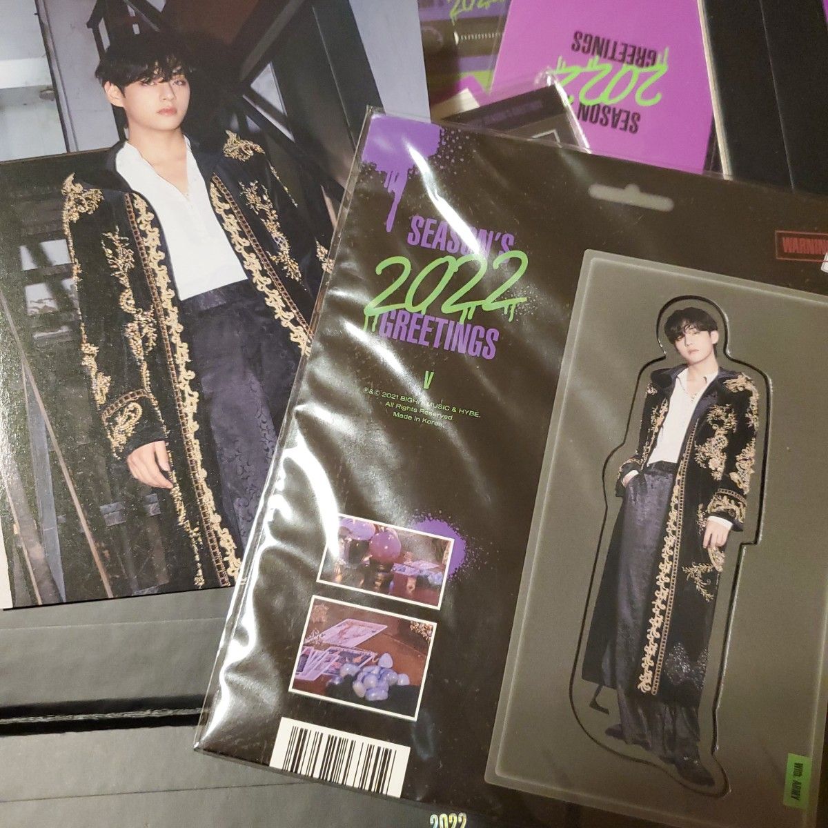 BTS 公式 テテ テヒョン V 新品未開封 マグネット ポスカ SEASON'S