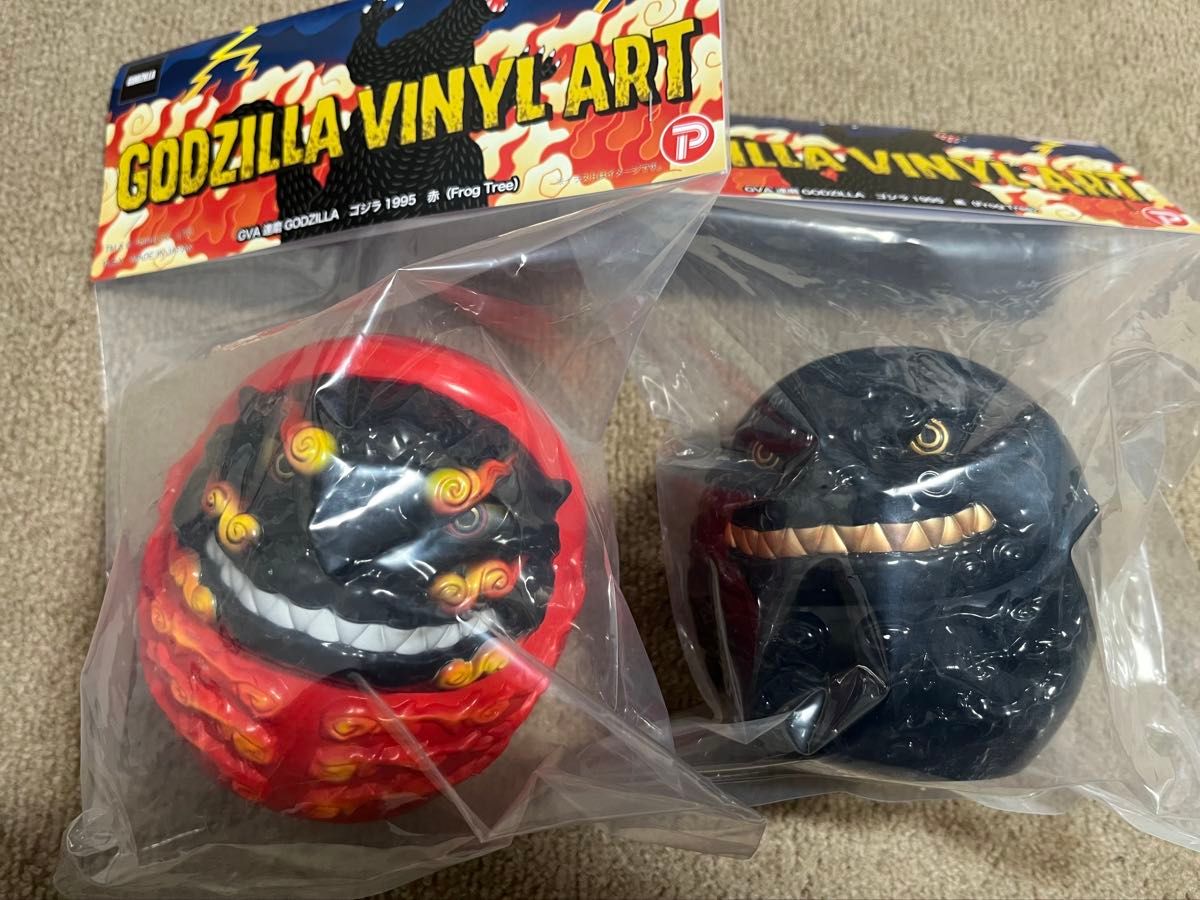 GVA達磨GODZILLA ゴジラ1995赤 黒Frog Tree ワンフェス2026｜Yahoo