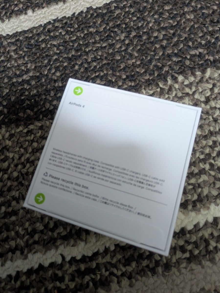 2026年2月購入 【新品未開封】AirPods 4 MXP63J/A 保証付けられます