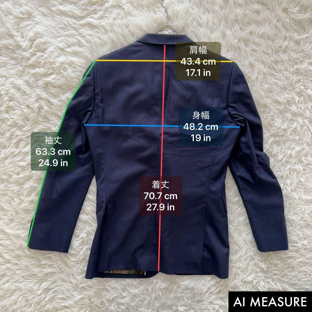 ポールスミス イタリア生地 花柄 総柄 フラワー セットアップスーツ M