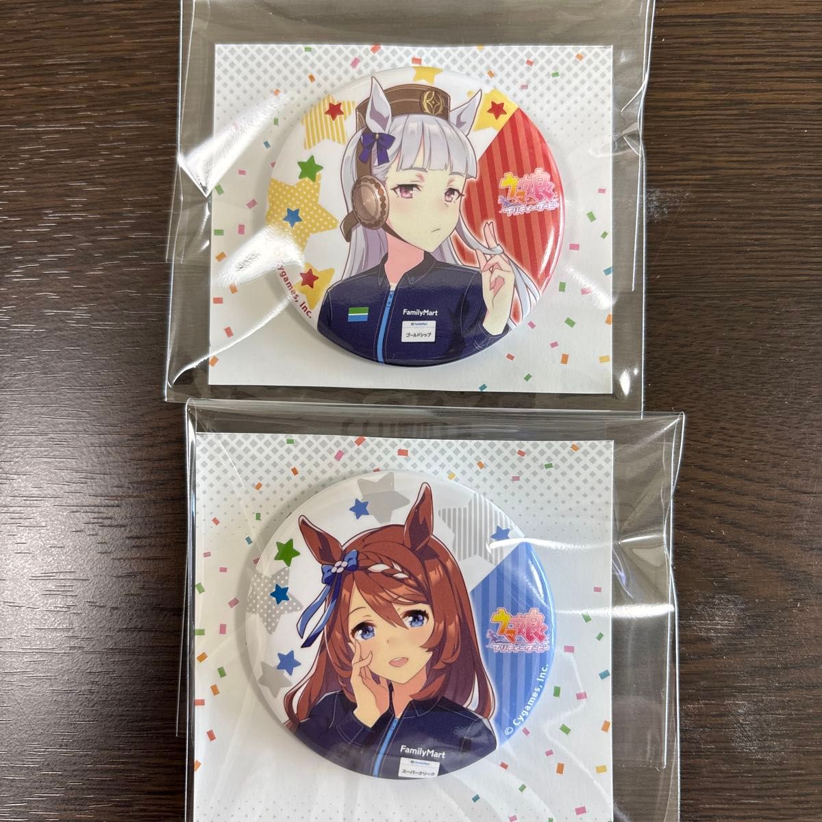 ウマ娘 プリティーダービー 缶バッジ ゴールドシップ スーパークリーク