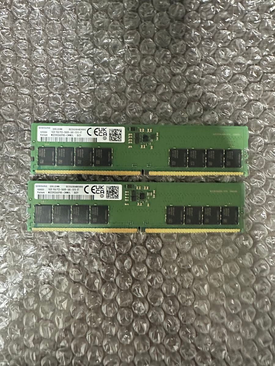 Samsung製 DDR5-5600 デスク用メモリ 32GB(16GB×2)｜Yahoo!フリマ（旧