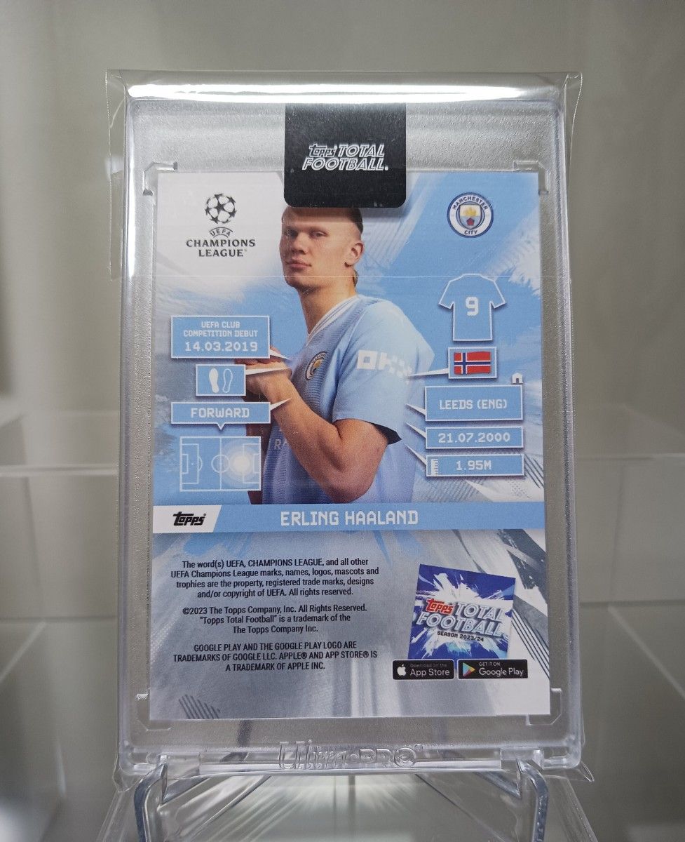 99枚限定 topps HAALAND ハーランド マンチェスターシティ ファースト